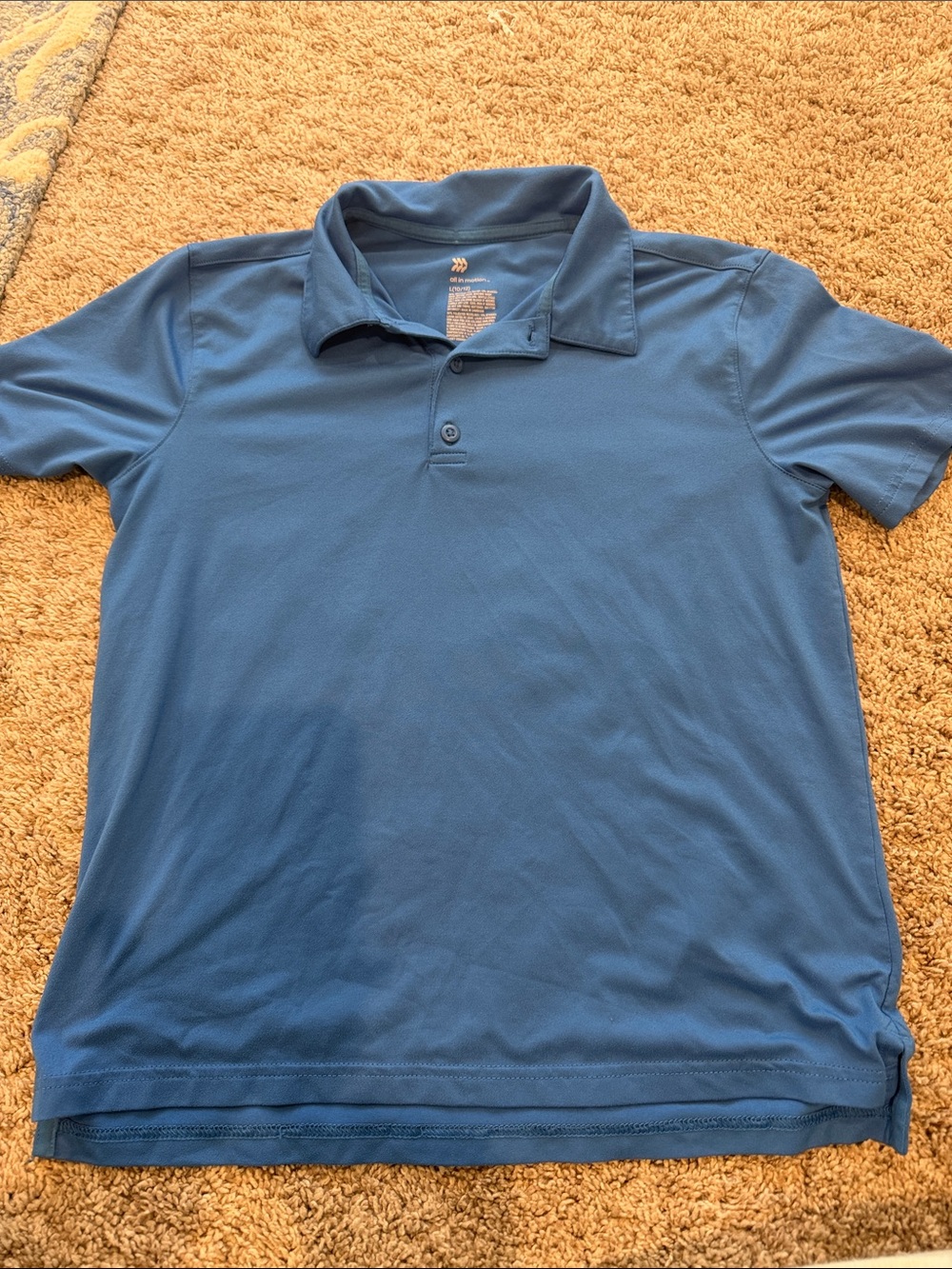 all in motion Blue Boys' Polo Shirt